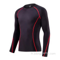 Compression Mens New à manches longues Shirt Gym Gym